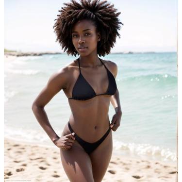 Imagem de Bikini imita fita bronzeamento envio rapido - Atamultimarcas0810, pret