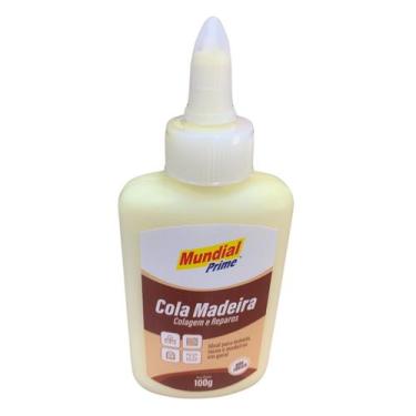 Imagem de Cola Madeira PVA Colagem e Reparos Mundial Prime 100g, 100g