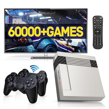Imagem de Kinhank Super Console Cube X3 Built-in 60,000+ Games,Retro Video Game Console,EmuELEC 4.5/Android 9.0/CoreE 3 Systems in 1,Compatible with 60+ Classic Emulators,S905X3 Chip,8K Output,Up to 5 Players