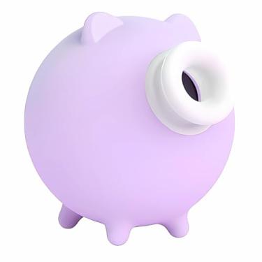 Imagem de Piggy S-Hande Porquinho Sugador de Clitóris 9 Intensidades Pulsação de Ar Recarregavél em Silicone (LILÁS)
