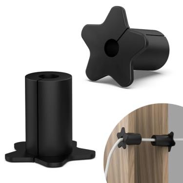 Imagem de Kit de roteamento de cabos com orifício de parede de 1,5 cm, acessórios para cabos ethernet Starlink, cabo de silicone, passagem através de buchas, ilhós para cabos de 5/8 polegadas para cabos