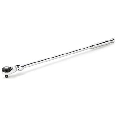 Imagem de Steel Vision [Feito em Taiwan 2 em 1 Catraca de cabeça flexível/barra de disjuntor 3/20.3 cm Dr., Balanço fino de arco de 5 graus de 72 dentes para girar fixadores, catraca extralonga, comprimento de