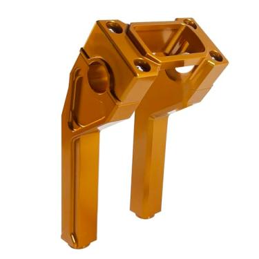 Imagem de M Maintenanse Elevadores de guidão de 2,5 cm para Harley Street Bob Low Rider S ST 2018-2023 (laranja, 25 cm)