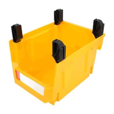 Imagem de Caixa Organizadora de Garagem 377x213x178mm Boca Inclinada Espessada Vertical e Traseira Pendurada 2 Em 1 Caixa de Armazenamento Montada na Parede para Casa, Armazém, Oficina