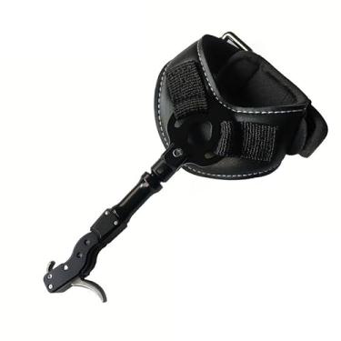 Imagem de JIANZD Auxílio de liberação de alça de pulso para arco composto, pinça rotativa 360 para uso externo para caça