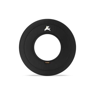 Imagem de OllyDog Super Flyer, brinquedo durável para brincar ao ar livre, tecido macio e resistente à água, brinquedo para cães para buscar, disco mais seguro para atividades saudáveis para cães (corvo)