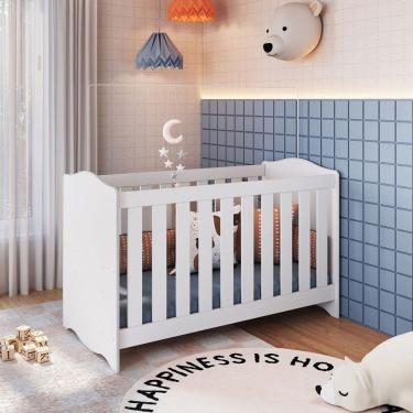 Imagem de Berço Encanto 3 em 1 com Colchão Branco - Completa Móveis