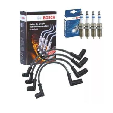 Imagem de Kit Cabo E Vela Bosch Uno Mille 1.0 8v 92 93 94 95 96 97 98