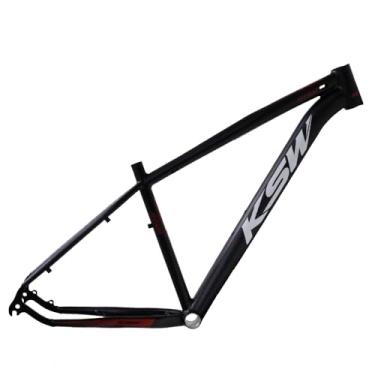 Imagem de Quadro de Bicicleta KSW XLT 100 e 200 em Aluminio 6061 Bicicleta Mountain Bike Aro 29 Cabos Internos (Preto/Vermelho/Branco, 15)