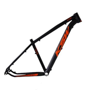 Imagem de Quadro de Bicicleta KSW XLT 100 e 200 em Aluminio 6061 Bicicleta Mountain Bike Aro 29 Cabos Internos (Preto Laranja, 19)