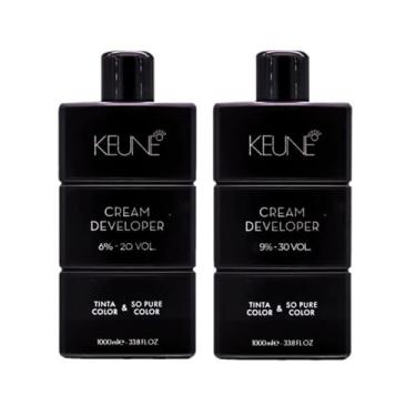 Imagem de Kit Keune Tinta Color & So Pure Color 6% 20V e 9% 30V 1L (2 produtos)