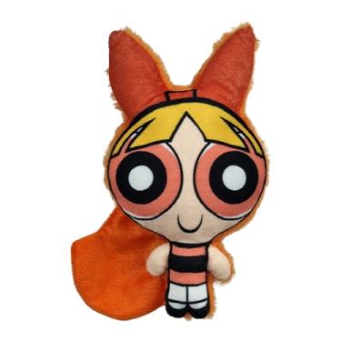 Imagem de Brinquedo Pelúcia Com Apito e Diferentes Texturas Meninas Superpoderosas Florzinha - Para Cachorros - Para Cães de Todos os Portes - Tam. Único - Petiko