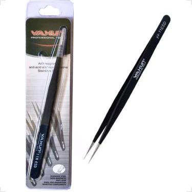 Imagem de Pinça Ponta Reta Ou Curva Ferramenta De Aço Inoxidável AntiMagnetica P