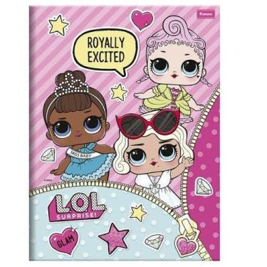 Imagem de Caderno Brochura Pequeno Lol Suprise 1/4 96 Folhas - Foroni