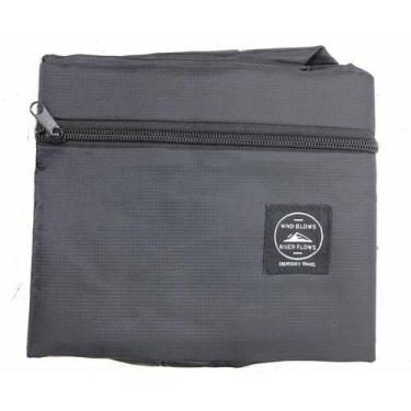 Imagem de Bolsa Mala Para Viagem Dobrável Impermeável Com Grande - oem, Azul, Ma