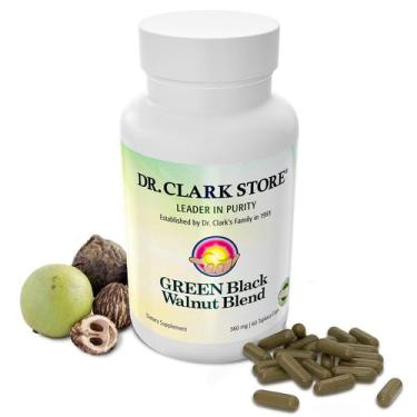 Imagem de Suplemento Dr. Clark Green Black Walnut - 360mg (60 Cápsulas)