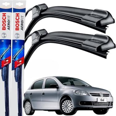 Imagem de Par Palheta Limpador Parabrisa Dianteiro Silicone Bosch Paleta Gol G5 2008 á→2012