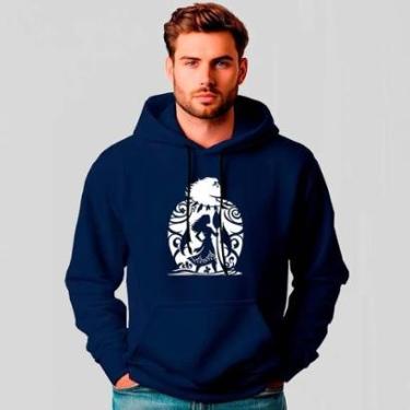 Imagem de Moletom Canguru Estampado Maui e Moana REF1263-Masculino