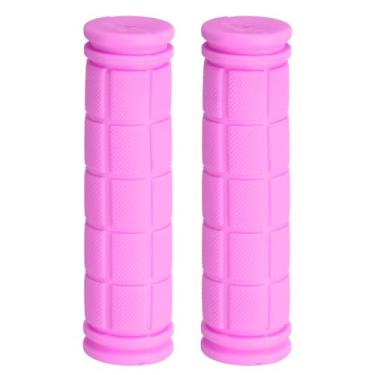 Imagem de HARFINGTON Punhos de guidão de bicicleta antiderrapante de borracha cogumelo para guidão de 7/20.3 cm para mountain road dobrável MTB BMX scooter cruiser triciclo cadeira de rodas, rosa