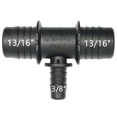Imagem de 13/40.6 cm-13/40.6 cm-3/20.3 cm, conector de 3 vias da mangueira de arrefecimento do radiador, desviador de junta em T do aquecedor, kit de reparo divisor de tubo de água para Mercedes-Benz, BMW, Audi
