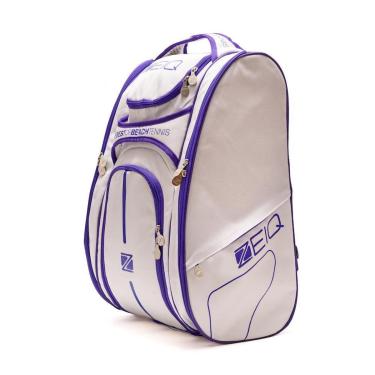 Imagem de Raqueteira Zeiq BT Pro Branca e Roxa Cor:;Tamanho:Único;Gênero:Unissex-Unissex