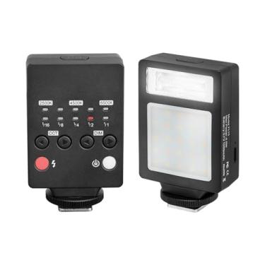 Imagem de Luz de Vídeo LED, Luz Portátil da Câmera para Fotografia, 5 Níveis de Brilho GN10 2500-6500K Acessórios da Lâmpada de Enchimento para Transmissão do Criador de Conteúdo,