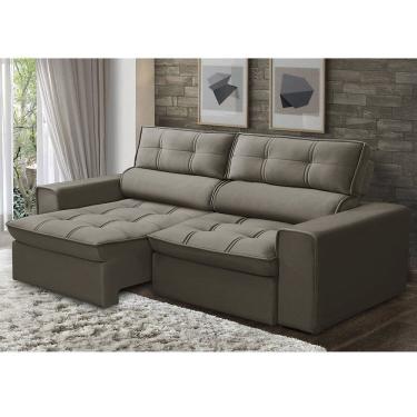 Imagem de Sofá Retrátil e Reclinável 3 Lugares 180cm Castor