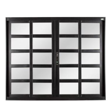 Imagem de Janela Correr 4 Folhas Travessa com Vidro Liso 120x200cm