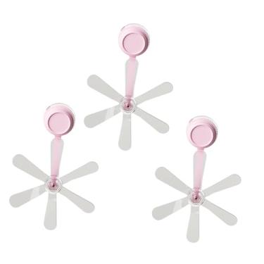 Imagem de IEUDNS 3pcs ar -condicionado defletor Anti Wind Baffle Windshield Sturdy com o acessório da Copa da Copa do aéra, Rosa