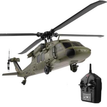 Imagem de Remote Control Helicopter K170 Green brushless Motor Remote Control Helicopter Single Wing aileron Free 4CH 6-axis Gyroscope Altitude Hovering Adult Beginner Suitable for Adults 14+