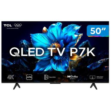 Imagem de Smart TV 50" TCL 4K UHD QLED 50P7K Google TV AiPQ Google Assistente 3 