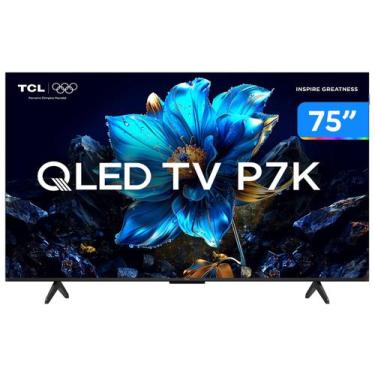 Imagem de Smart TV 75" TCL 4K UHD QLED 75P7K Google TV AiPQ Google Assistente 3 