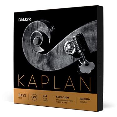 Imagem de D'Addario KS610 Conjunto de cordas de contrabaixo Kaplan Solo 3/4, tensão média