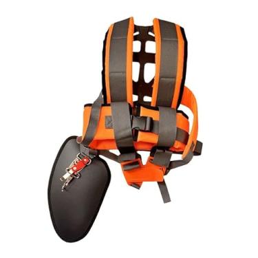 Imagem de Ｂｅｓｇａ Alça de ombro para aparador, cinto duplo acolchoado e confortável para roçadeiras de jardim e cortadores de grama