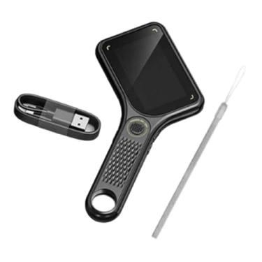 Imagem de MotiveTech Microscópio digital portátil com 8 LEDs 500x, leve, USB, com ampliação