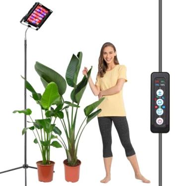 Imagem de APLANT Grow Light, Tripé Ajustável De 66" Para Plantas Interior, Luz Led Regulável 45 W Cultivo, Temporizador 6/12/16 Horas Altas E Grandes No Chão