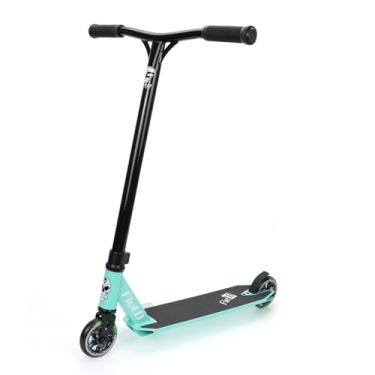 Imagem de Aulonda Freestyle Trick Scooter – Trotinete profissional para iniciantes, crianças a partir de 6 anos, adolescentes e adultos – Patinete durável para skate e uso na rua (azul)