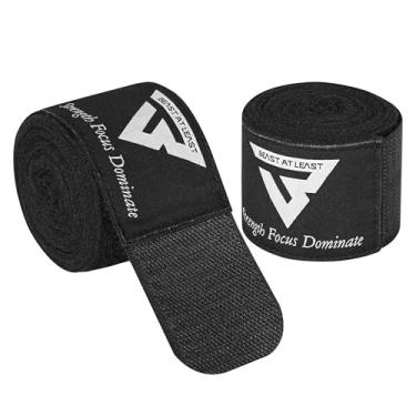 Imagem de Envoltórios de mão de boxe, luvas internas de 450 cm com alça para polegar | Proteção elástica da junta para artes marciais | Luvas macias para Muay Thai, Kickboxing, MMA, saco de pancadas masculino e