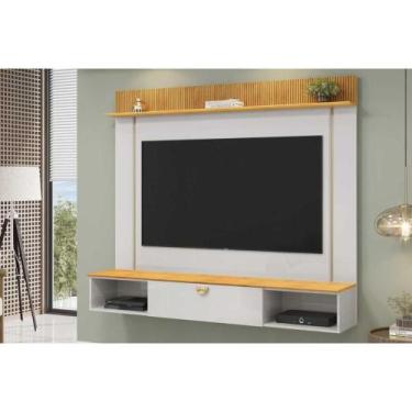 Imagem de Painel Home p/ TV até 70 Pol Iza 176x152cm Bali/Cedro - DJ Móveis