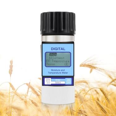 Imagem de AMTAST Medidor de umidade de grão inteligente testador de umidade (teste 25 tipos de grãos)