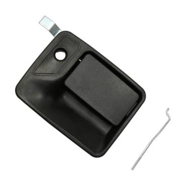 Imagem de Maçaneta externa da porta dianteira direita do lado do passageiro com orifício para chave compatível com Ford F-250 F-350 F-450 F-550 Super Duty 1999-2005 Ford Excursion e mais substituição# 7C3Z-2522404-AA 79307