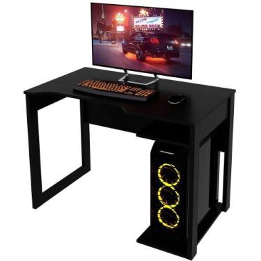 Imagem de Mesa Para Escrivaninha Gamer Preto - TECNOMÓBILI