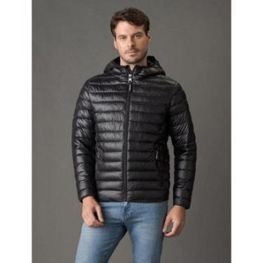 Imagem de Jaqueta Calvin Klein Matelasse Com Capuz Masculina-Masculino