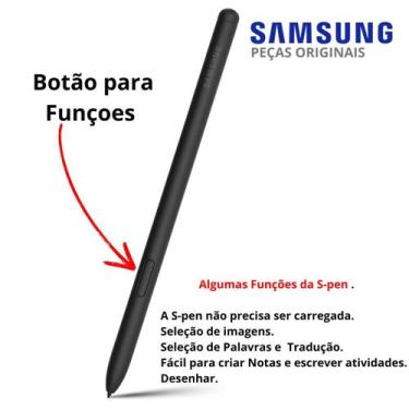 Imagem de Caneta SPen Samsung Galaxy Book3 360 Book4 360 Original e Kit Pontas, 