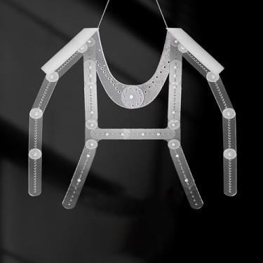 Imagem de Suporte Para Manequim Plástico Transparente Ajustável Em Pose, Cabides Para Roupas De Boutique Para Crianças & Mulheres/homens, Cabides De Fundo Para Fotografia Leves, Child