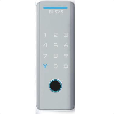 Imagem de FECHADURA DIGITAL DE SOBREPOR WI-FI COM BIOMETRIA ESF-DS4100V TECNO PRATA