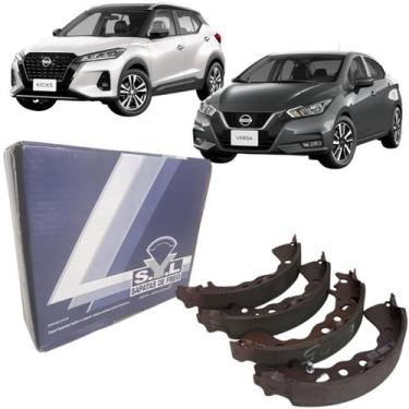 Imagem de Jogo Lona Sapata Freio Traseiro SYL Kicks Versa