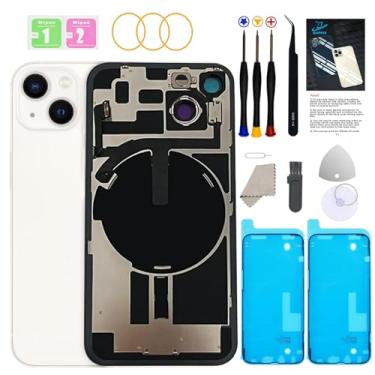 Imagem de GUPFIX Substituição de vidro traseiro para iPhone 14 com ferramentas Repir, tampa traseira de grande orifício de substituição de vidro todas as operadoras com adesivo pré-instalado e kits de