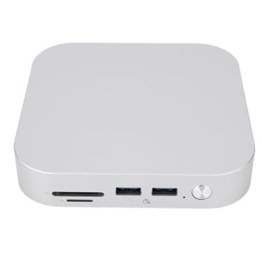 Imagem de Heayzoki Para Mac Mini M4 Pro Dock 2024 Stand e Cubo de Liga de Alumínio Com Slots PCIE 4.0 M.2, Largura de Banda de 40 Gbps, 10 Gbps USB AX3, Colete de Metal de (Plugue nos EUA)