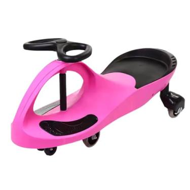 Imagem de Carrinho Rolimã Infantil Kidino Twister Carrinho de Rolimã Infantil Resistente, Seguro e Super Divertido Rosa com Preto